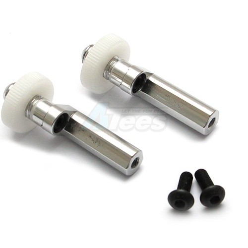 GPM Racing Tamiya TT-02 Aluminum Battery Post - 1pr Silver