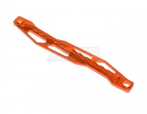 GPM Racing Tamiya TT-02 Aluminum Battery Holder Plate With Heat Sink - 1pc Orange