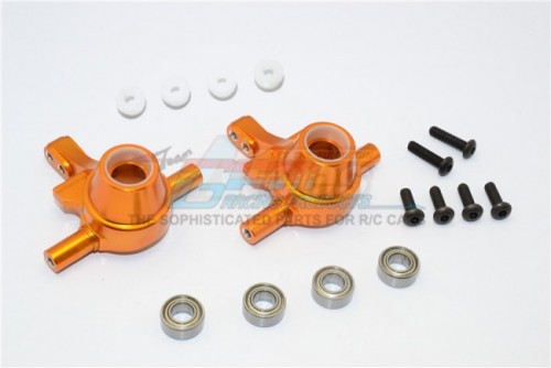GPM Racing Tamiya TT-02 Aluminum Front Knuckle Arm With Bearing - 1Pair Set Gold