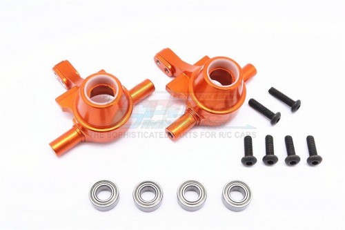 GPM Racing Tamiya TT-02 Aluminum Front Knuckle Arm - 1pr Orange