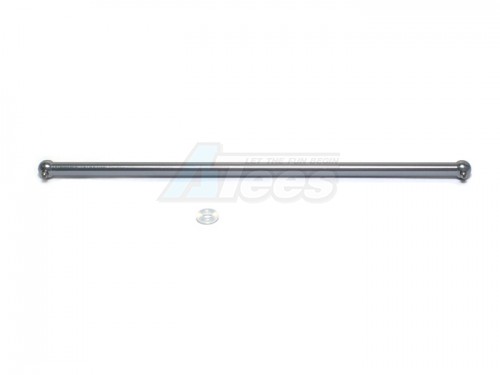 GPM Racing Tamiya TT-02 Aluminum Main Shaft - 1pc Gun Metal