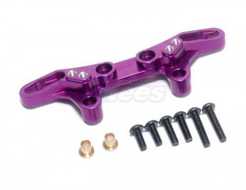 GPM Racing Tamiya TT-02 Aluminum Front/rear Damper Plate - 1pc Purple