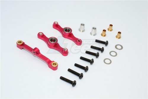 GPM Racing Tamiya TT-02 Aluminum Steering Assembly - 1set Red