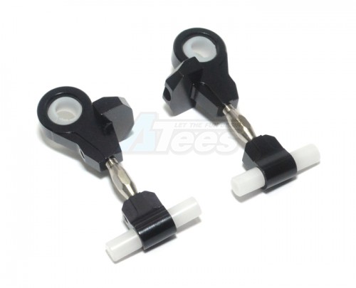 GPM Racing Tamiya TT-02 Aluminum Front Adjustable Upper Arm - 1pr Black