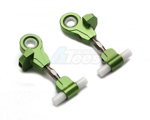 GPM Racing Tamiya TT-02 Aluminum Front Adjustable Upper Arm - 1Pair Green