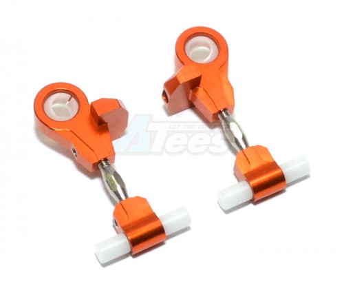 GPM Racing Tamiya TT-02 Aluminum Front Adjustable Upper Arm - 1Pair Orange