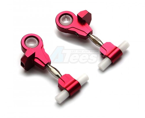 GPM Racing Tamiya TT-02 Aluminum Front Adjustable Upper Arm - 1Pair Red