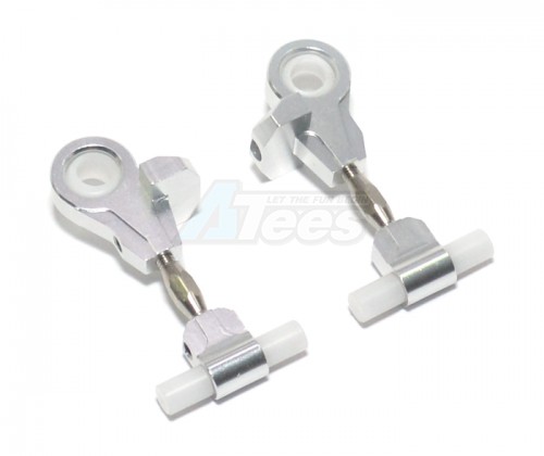 GPM Racing Tamiya TT-02 Aluminum Front Adjustable Upper Arm - 1Pair Silver