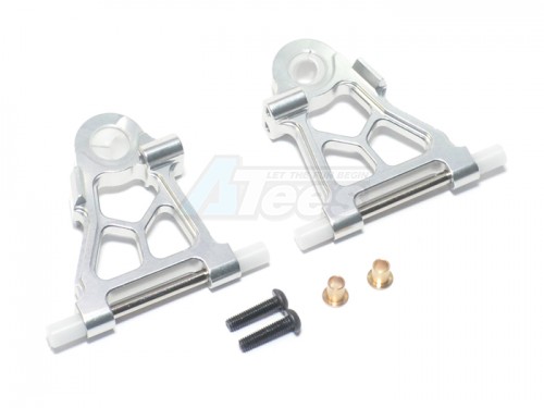 GPM Racing Tamiya TT-02 Aluminum Front Lower Arm - 1pr Silver