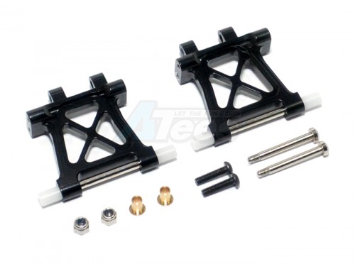GPM Racing Tamiya TT-02 Aluminum Rear Adjustable Lower Arm - 1pr Black