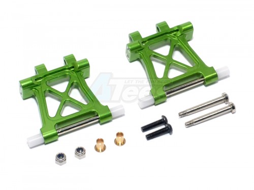 GPM Racing Tamiya TT-02 Aluminum Rear Adjustable Lower Arm - 1pr Green