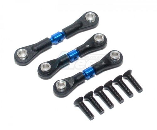 GPM Racing Tamiya TT-02 Aluminum Steering Tie Rod - 1set Blue