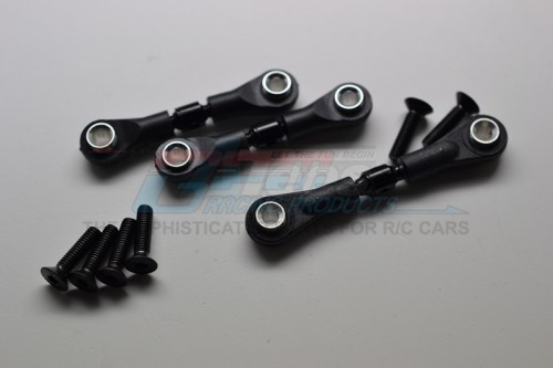 GPM Racing Tamiya TT-02 Aluminum Steering Tie Rod - 1set Black