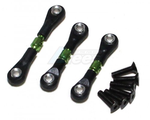GPM Racing Tamiya TT-02 Aluminum Steering Tie Rod - 1set Green
