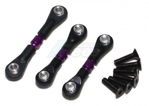 GPM Racing Tamiya TT-02 Aluminum Steering Tie Rod - 1set Purple
