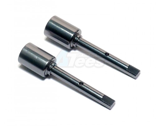 GPM Racing Tamiya TT-02 Aluminum Middle Shaft Joint - 1 Pair Gun Metal