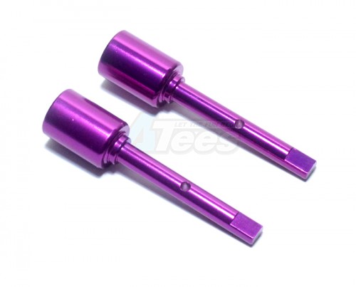GPM Racing Tamiya TT-02 Aluminum Middle Shaft Joint - 1Pair Purple
