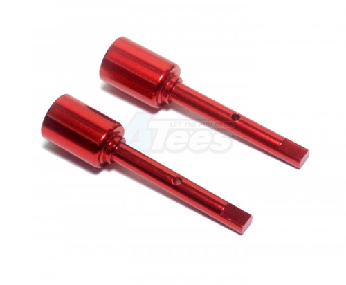 GPM Racing Tamiya TT-02 Aluminum Middle Shaft Joint - 1 Pair Red