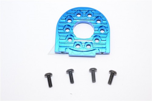 GPM Racing Tamiya TT-02B Aluminium Adjustable Motor Mount (For 16T-25T) - 1Pc Blue
