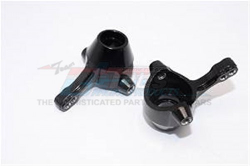 GPM Racing Tamiya TT-02B Aluminum Front Knuckle Arm - 1Pair Black