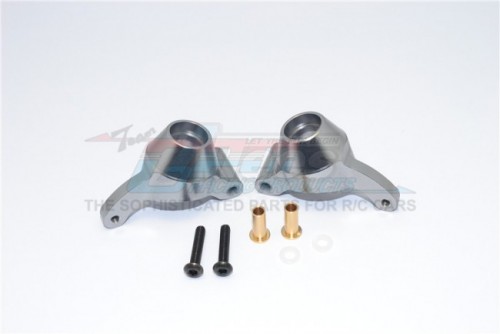 GPM Racing Tamiya TT-02B Aluminium Rear Knuckle Arm - 1Pair Gun Metal