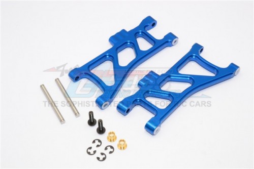 GPM Racing Tamiya TT-02B Aluminium Rear Lower Arm - 1Pair Blue