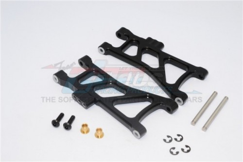 GPM Racing Tamiya TT-02B Aluminium Rear Lower Arm - 1Pair Black