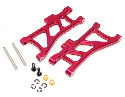 GPM Racing Tamiya TT-02B Aluminium Rear Lower Arm - 1Pair Red