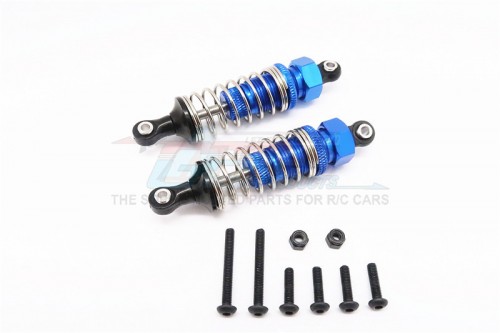 GPM Racing Tamiya TT-02B Aluminum Front Adjustable Spring Damper (70MM) - 1Pr Set Blue