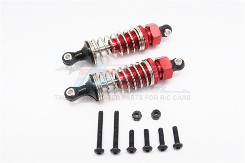 GPM Racing Tamiya TT-02B Aluminum Front Adjustable Spring Damper (70MM) - 1Pr Set Red