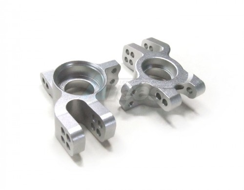 GPM Racing Thunder Tiger ST-1 Aluminum Rear Knuckle Arm 1 Pair Silver
