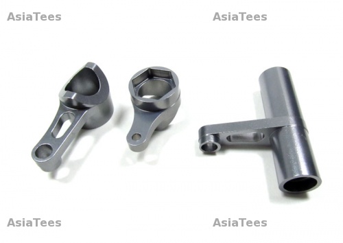 GPM Racing Thunder Tiger ST-1 Aluminum Steering Assembly Set Gun Metal