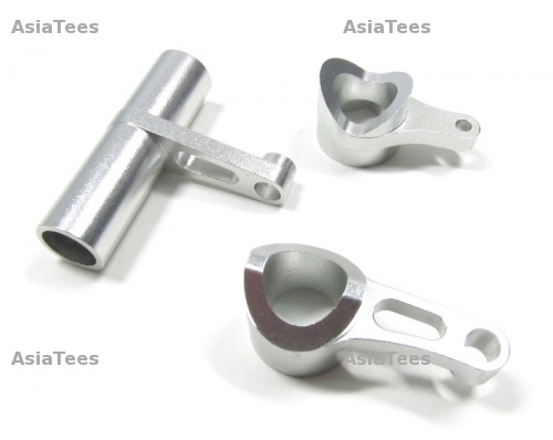 GPM Racing Thunder Tiger ST-1 Aluminum Steering Assembly Set Silver