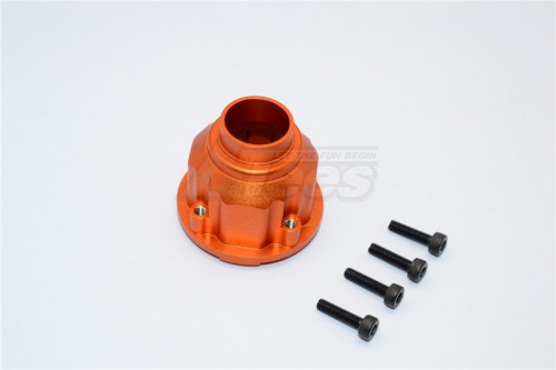 GPM Racing Traxxas XMAXX Aluminium Differential Case - 1Pc Orange