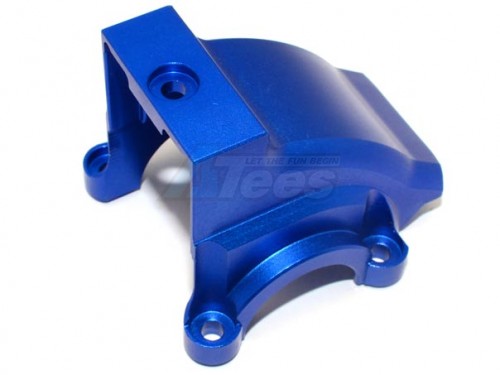GPM Racing Traxxas XMAXX Aluminium Front/Rear Gearbox Cover - 1Pc Blue
