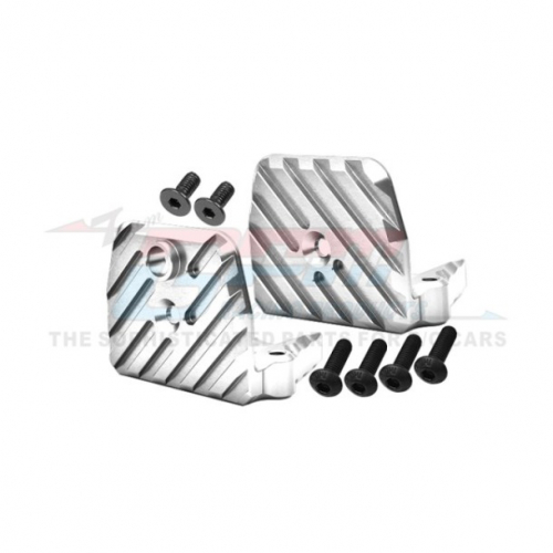 GPM Racing Traxxas XMAXX Aluminium Motor Heatsink Mount - 1Set Silver