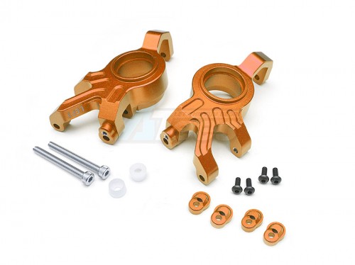 GPM Racing Traxxas XMAXX Aluminium Front Knuckle Arms - 1Pr Orange