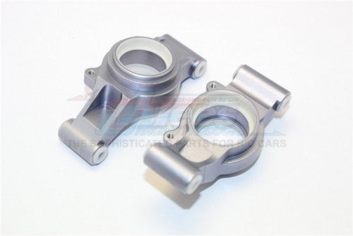 GPM Racing Traxxas XMAXX Aluminum Rear Knuckle Arms With Collars 2Pc Set Gun Metal