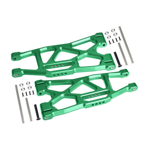 GPM Racing Traxxas XMAXX Aluminum Front/Rear Lower Arms -1Pr Green