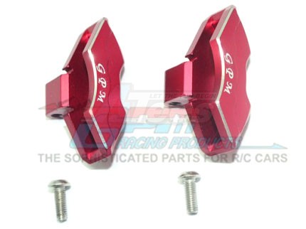 GPM Racing Traxxas Unlimited Desert Racer Aluminium Front/Rear Brake Caliper - 4Pc Set Red