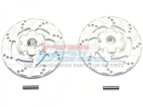 GPM Racing Traxxas Unlimited Desert Racer Aluminium +1Mm Hex With Brake Disk - 4Pc Set Silver