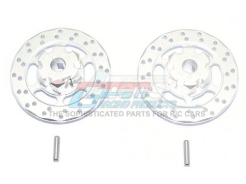 GPM Racing Traxxas Unlimited Desert Racer Aluminium +3Mm Hex With Brake Disk - 4Pc Set Silver