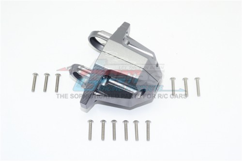 GPM Racing Traxxas Unlimited Desert Racer Aluminium Rear Axle Case Carrier - 14Pcs Set Gun Metal