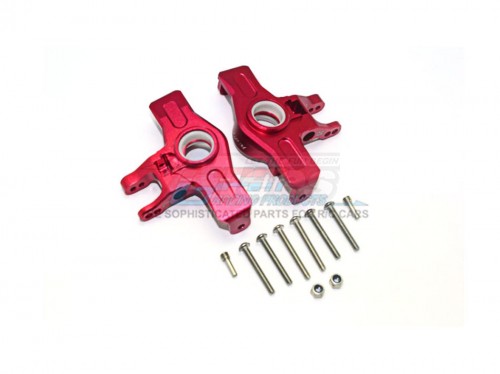 GPM Racing Traxxas Unlimited Desert Racer Aluminum Front Knuckle Arms - 12 Pc Set Red