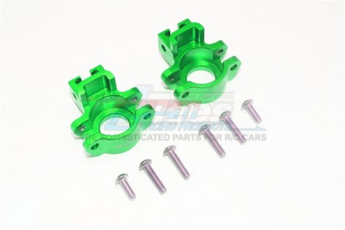 GPM Racing Traxxas Unlimited Desert Racer Aluminium Rear Axle Hub - 8Pc Set Green