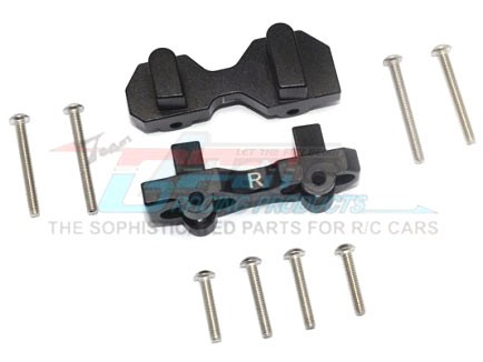 GPM Racing Traxxas Unlimited Desert Racer Aluminium Front Damper Mount - 15Pcs Set Black