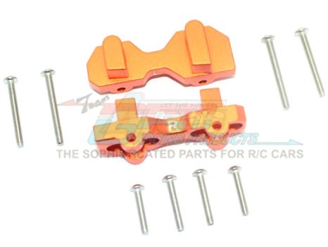 GPM Racing Traxxas Unlimited Desert Racer Aluminium Front Damper Mount - 15Pcs Set Orange