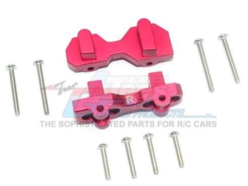 GPM Racing Traxxas Unlimited Desert Racer Aluminium Front Damper Mount - 15Pcs Set Red