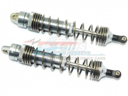 GPM Racing Traxxas Unlimited Desert Racer Aluminium Front Spring Dampers (135MM) - 2Pcs Set Gun Metal