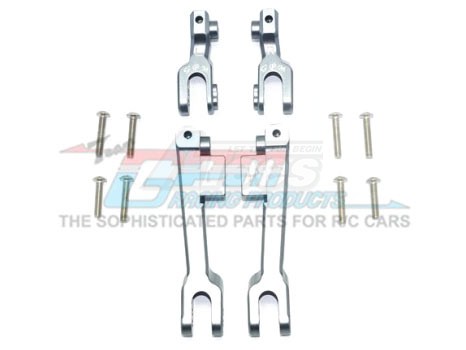 GPM Racing Traxxas Unlimited Desert Racer Aluminium Front & Rear Sway Bar - 12Pcs Set Gun Metal